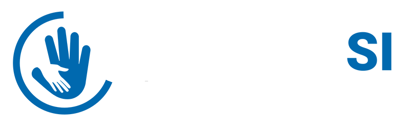 Logo Spazio Dirsi, formato da due mani che si sovrappongono