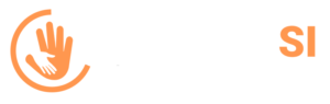 Logo Spazio Dirsi, formato da due mani che si sovrappongono