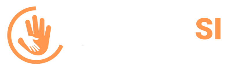 Logo Spazio Dirsi, formato da due mani che si sovrappongono