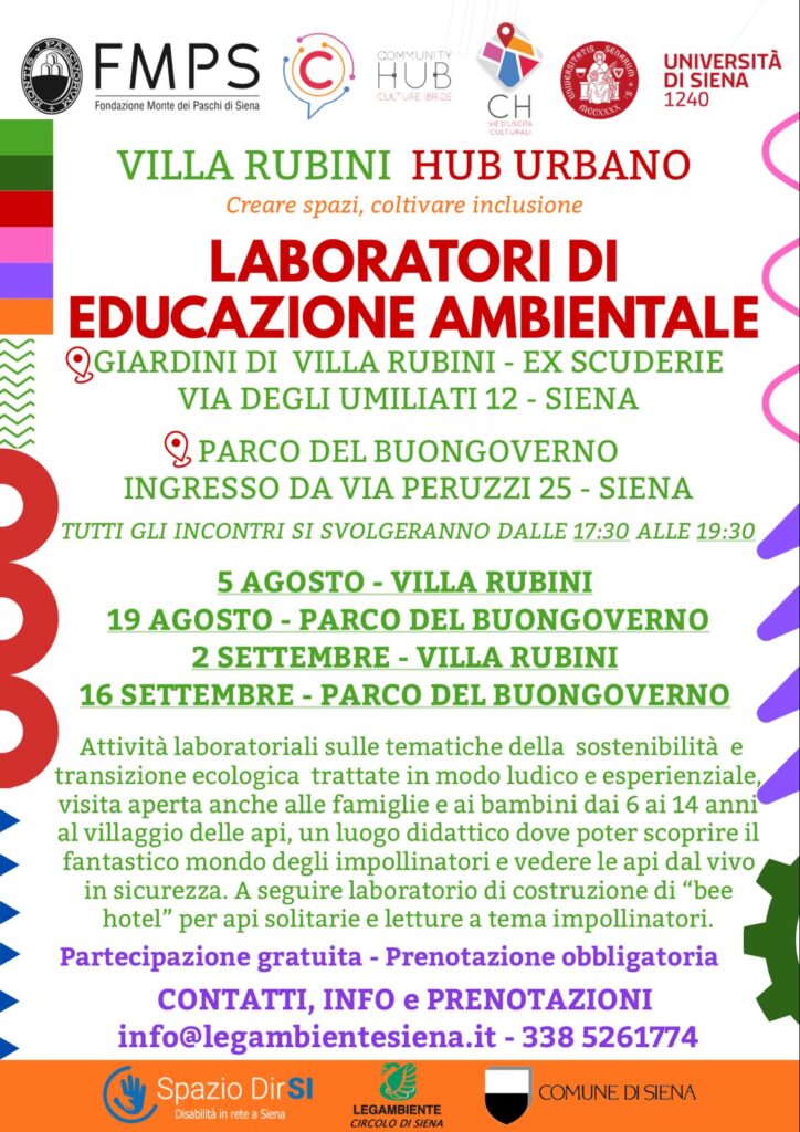 descrizione delle attività di legambiente a agosto e settembre