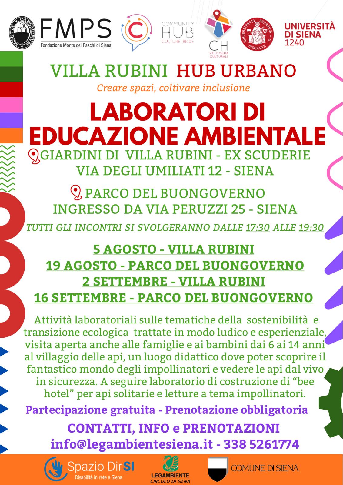 descrizione delle attività di legambiente a agosto e settembre